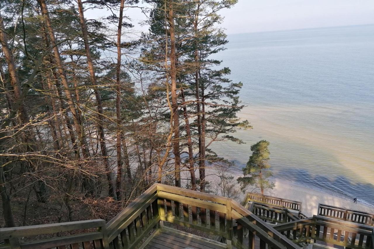Strandidylle Apartment Mit Meerblick Und Kamin Мендзиздрое Екстериор снимка